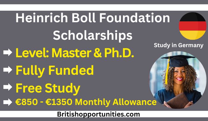Heinrich Boll Foundation Scholarships In Germany 2023 (Fully-Funded)