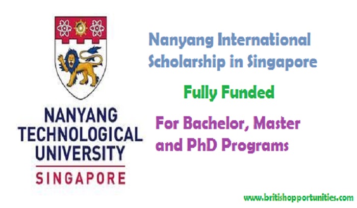 Nanyang International Scholarships 2023 in Singapore