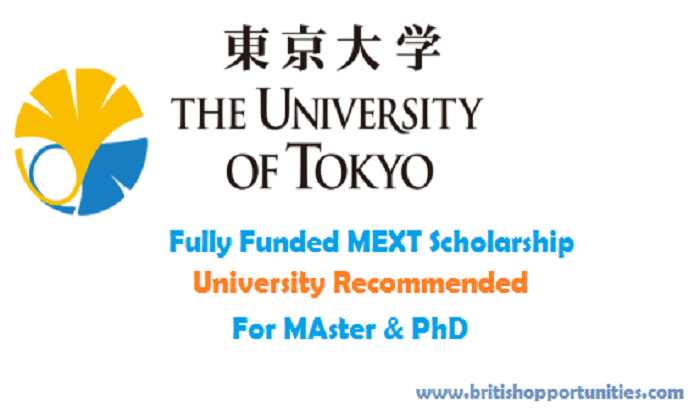 University of Tokyo Scholarship 2023 in Japan
